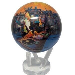 Mova Rotating Globe Bua DJ with Turntable Street‎ Art Hip Hop Stand Solar